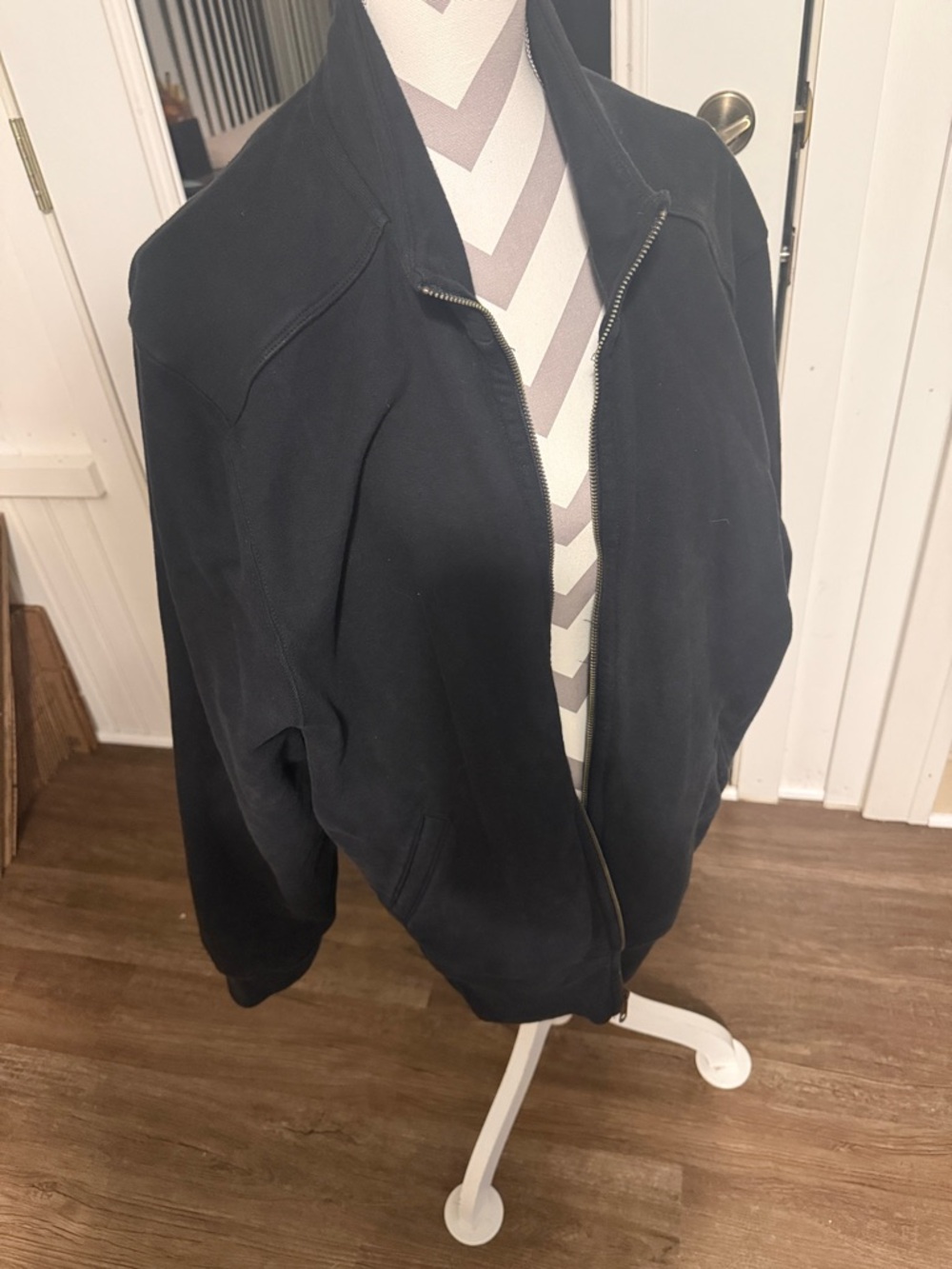 American Giant Black Zip Hoodie